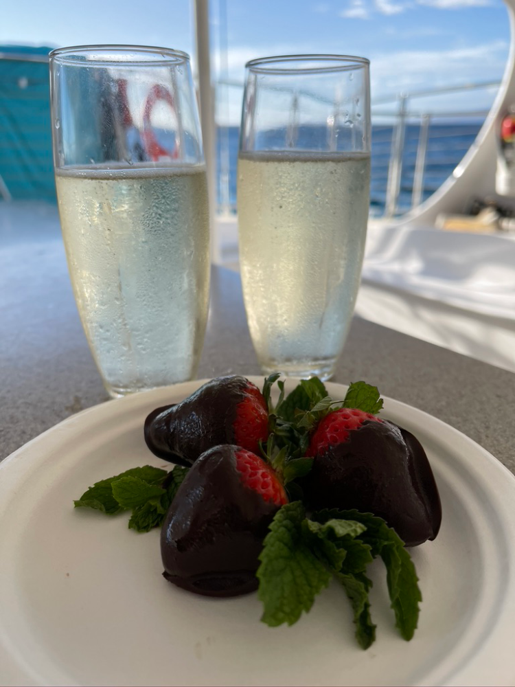a plate of food on a table