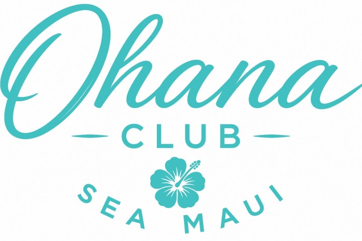 Ohana Club Sea Maui logo with a hibiscus flower.
